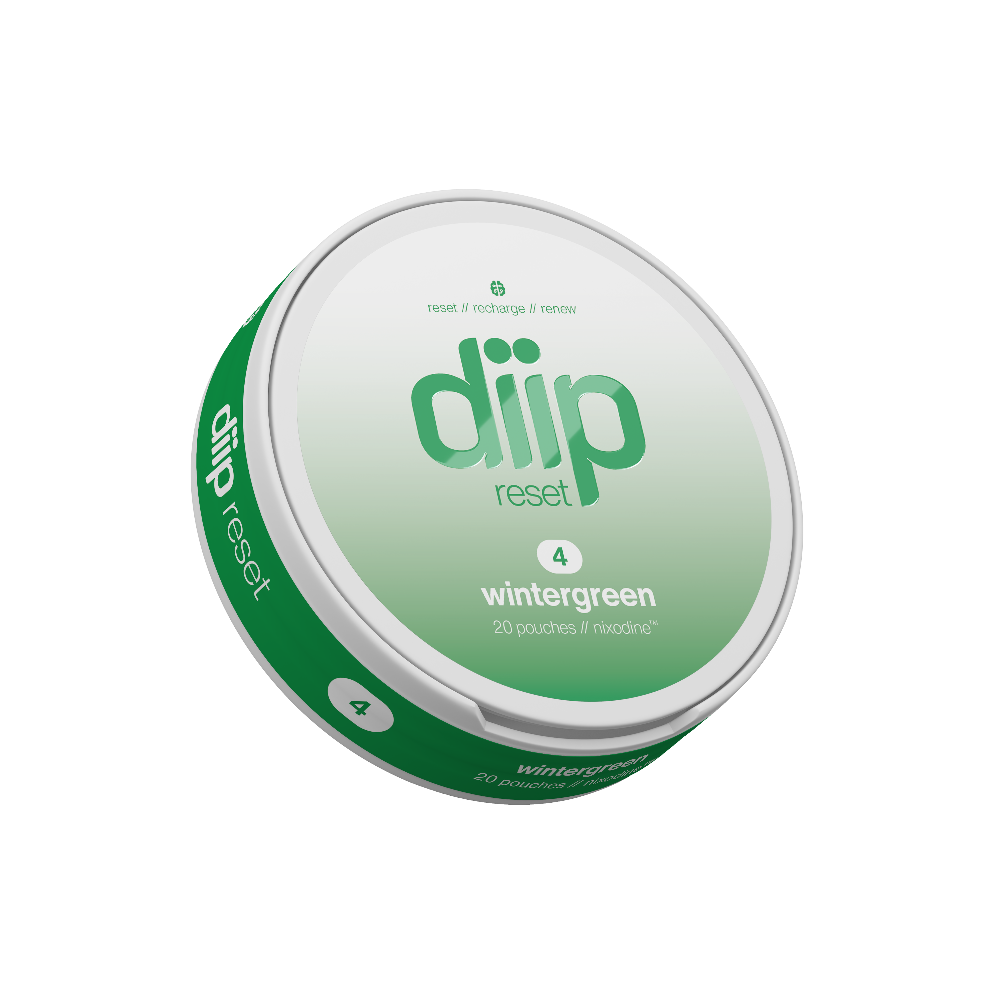 Diip Reset Nixodine™ pouches // Wintergreen – diip