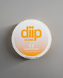 diip butterbrew 4 nicotine-free dip pouch can laying on a white background