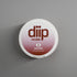 diip mocha 4 nicotine-free dip pouch can laying on a white background