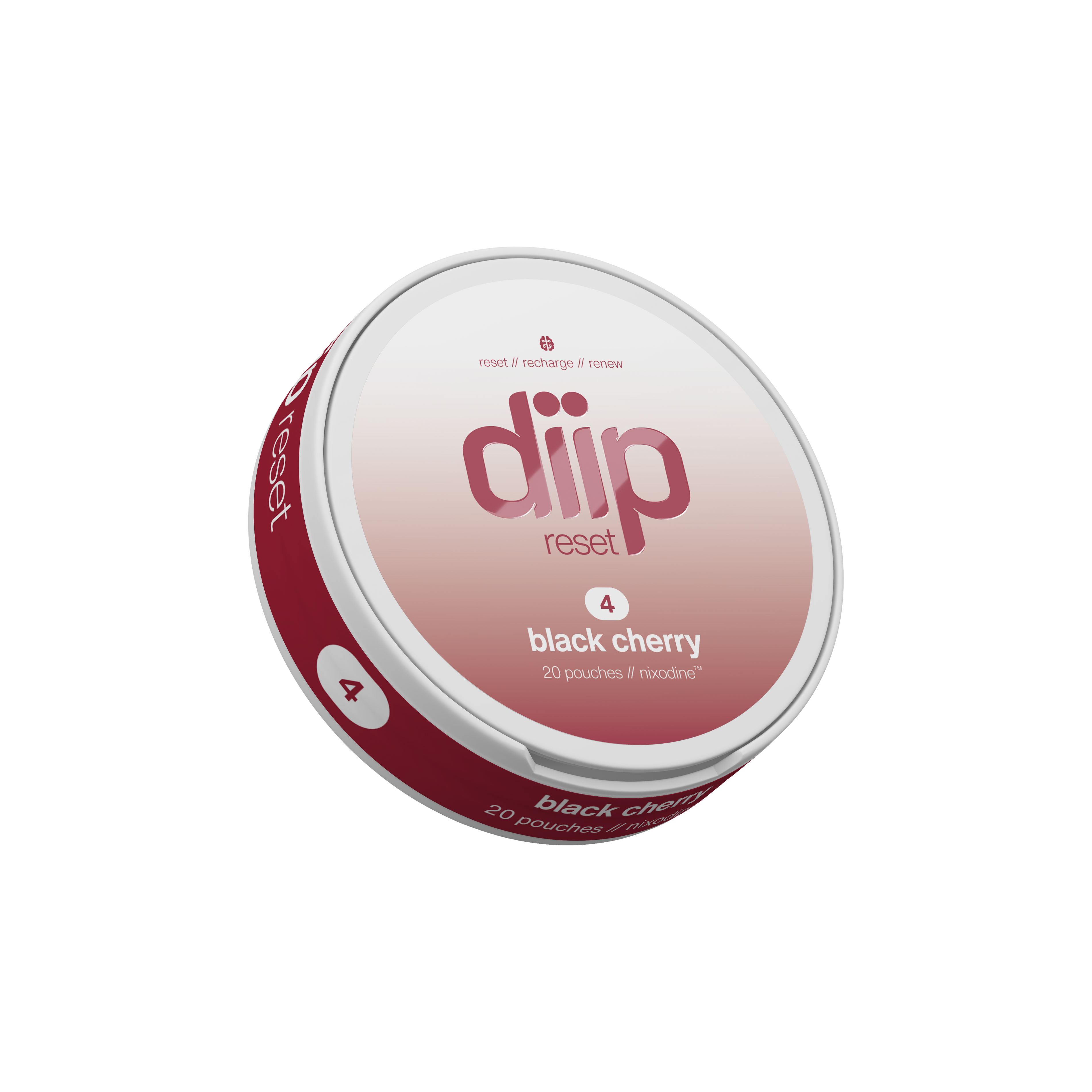 diip black cherry 4 nicotine-free oral pouch