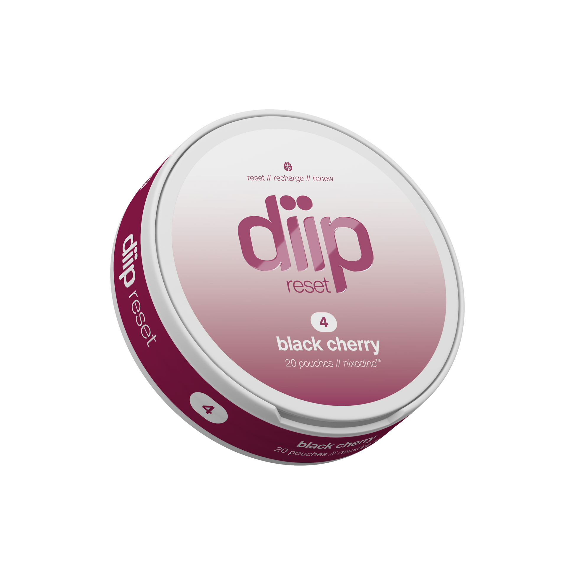diip black cherry 4 nicotine-free oral pouch