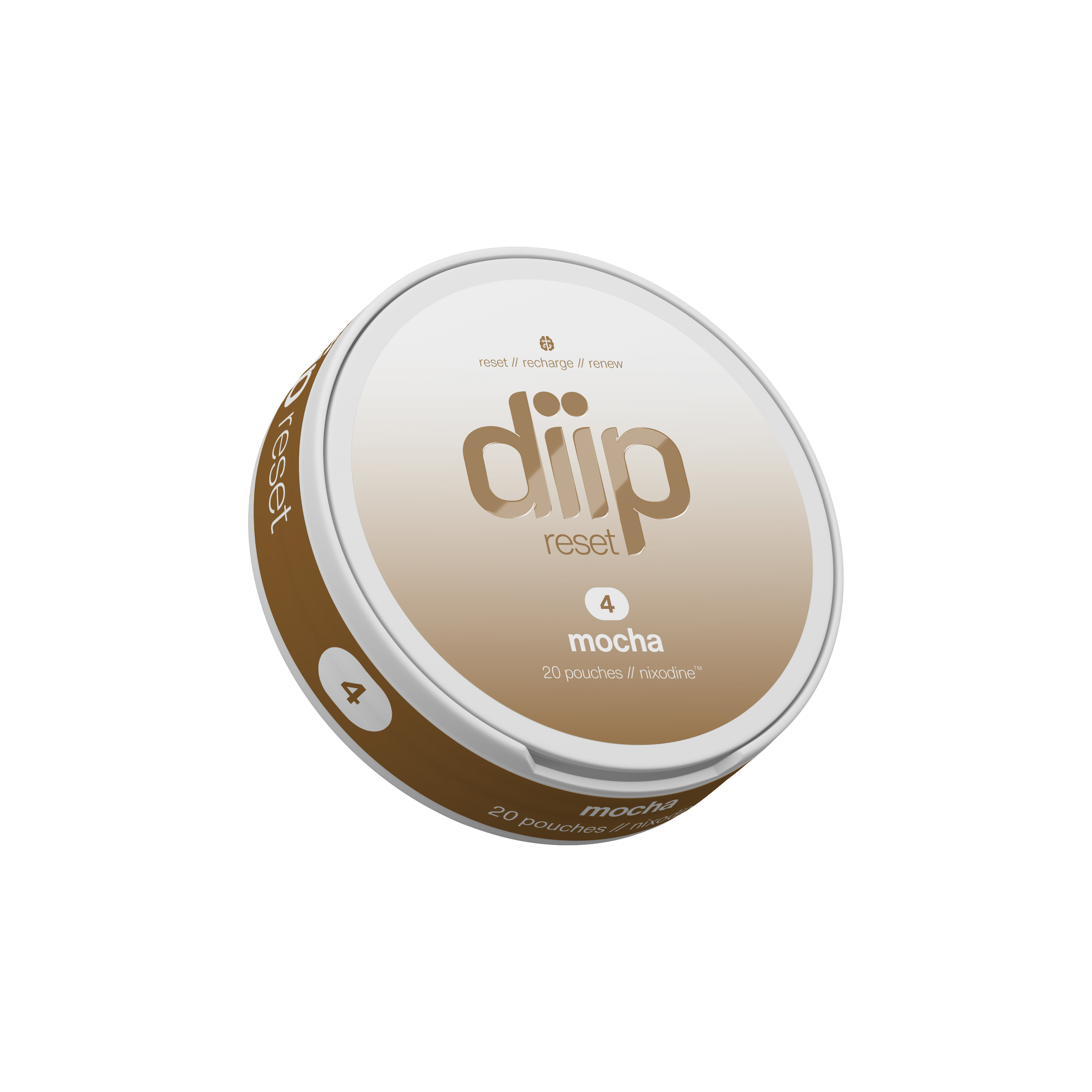 diip mocha 4 nicotine-free oral pouch